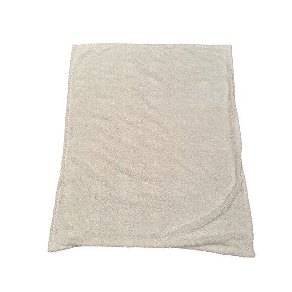 Eddie Bauer Plaid Sherpa Throw Blanket 50" X 60" Tan & Orange Cozy Reversible So - Picture 7 of 14